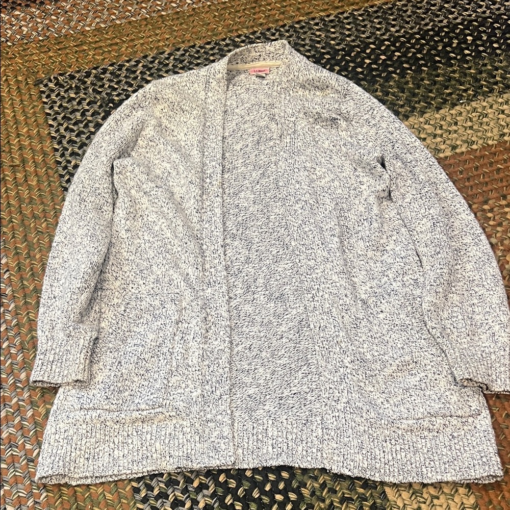 Women's Gray Cardigan Sweater